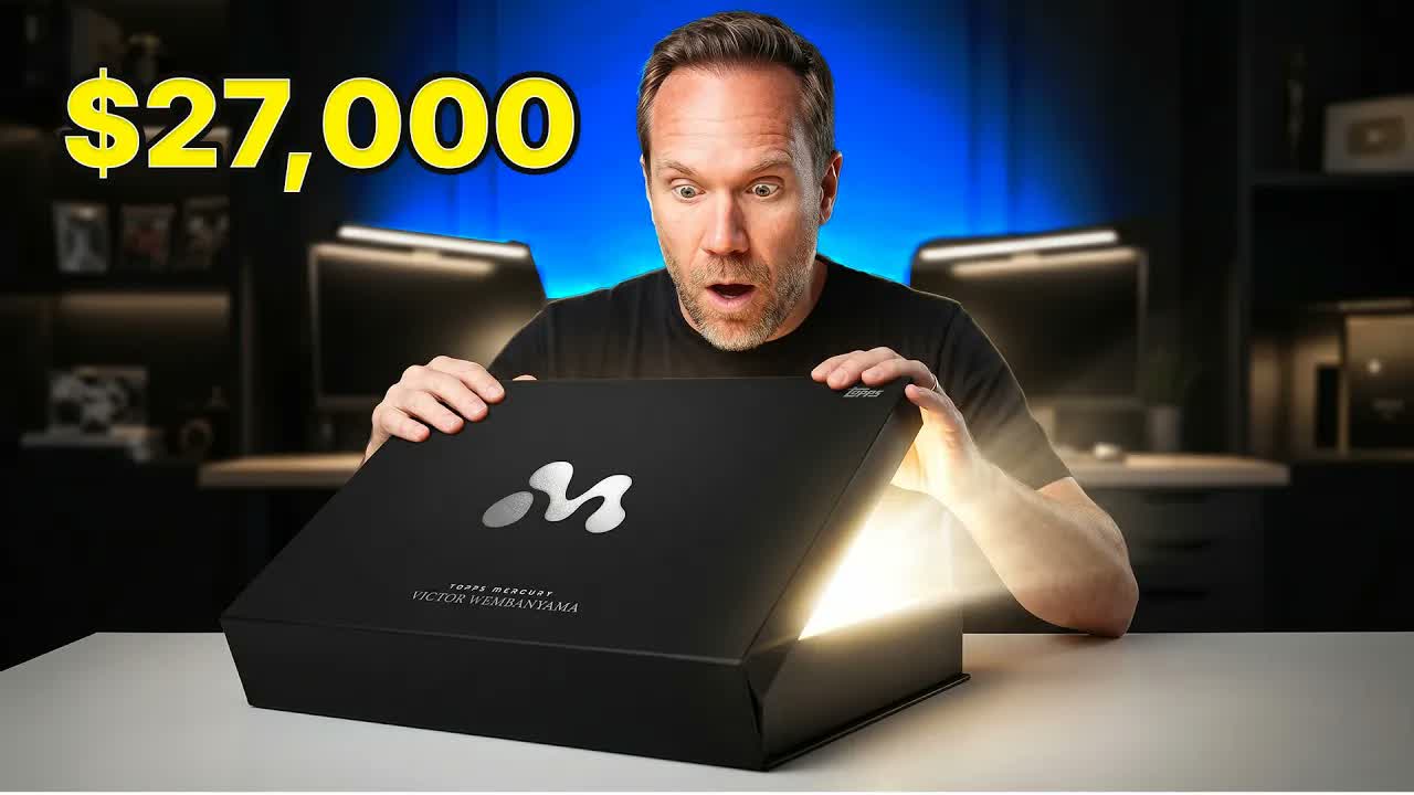 Video thumbnail for Sports Card Investor: Risking $27,000 on ONE Box of Wemby Cards?!