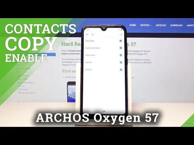 Video thumbnail for How to Copy Contacts in Archos Oxygen 57 - Transfer Contacts