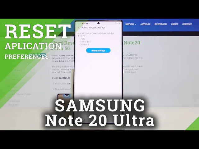 Video thumbnail for How to Reset Network Settings in SAMSUNG Galaxy Note 20 Ultra – Network Configuration