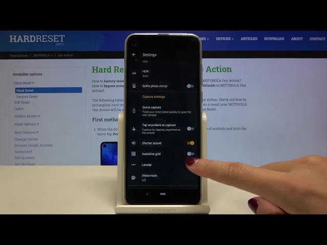 Video thumbnail for How to Activate Camera Leveler in Motorola One Action – Advanced Camera Feature
