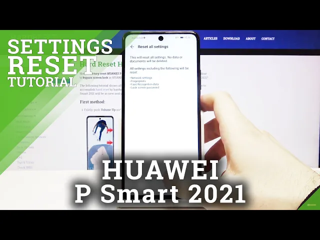 Video thumbnail for How to Reset Settings on HUAWEI P Smart 2021 – Default Configuration