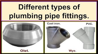'Video thumbnail for Different types of plumbing pipe fittings./Various types of pipe fittings in construction.'