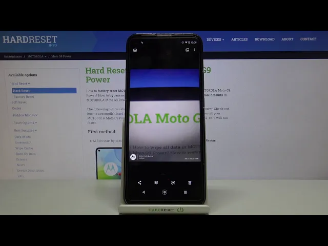 Video thumbnail for How to Manage Camera Watermark in MOTOROLA Moto G9 Power – Add / Customize Watermark to Photos