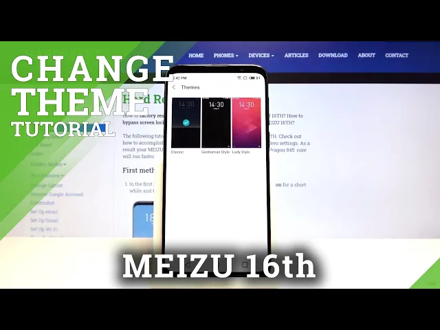 Video thumbnail for How to Change Look of Meizu 16th Display – Apply Device Theme