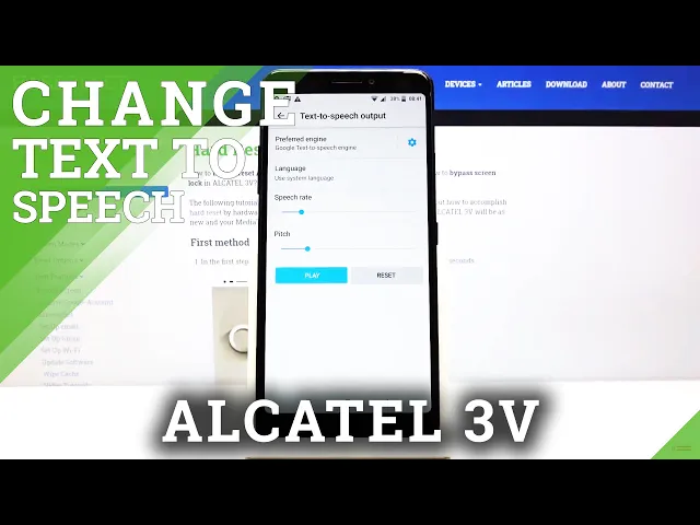 Video thumbnail for How to Manage Text to Speech in ALCATEL 3V – Text to Speech Feature