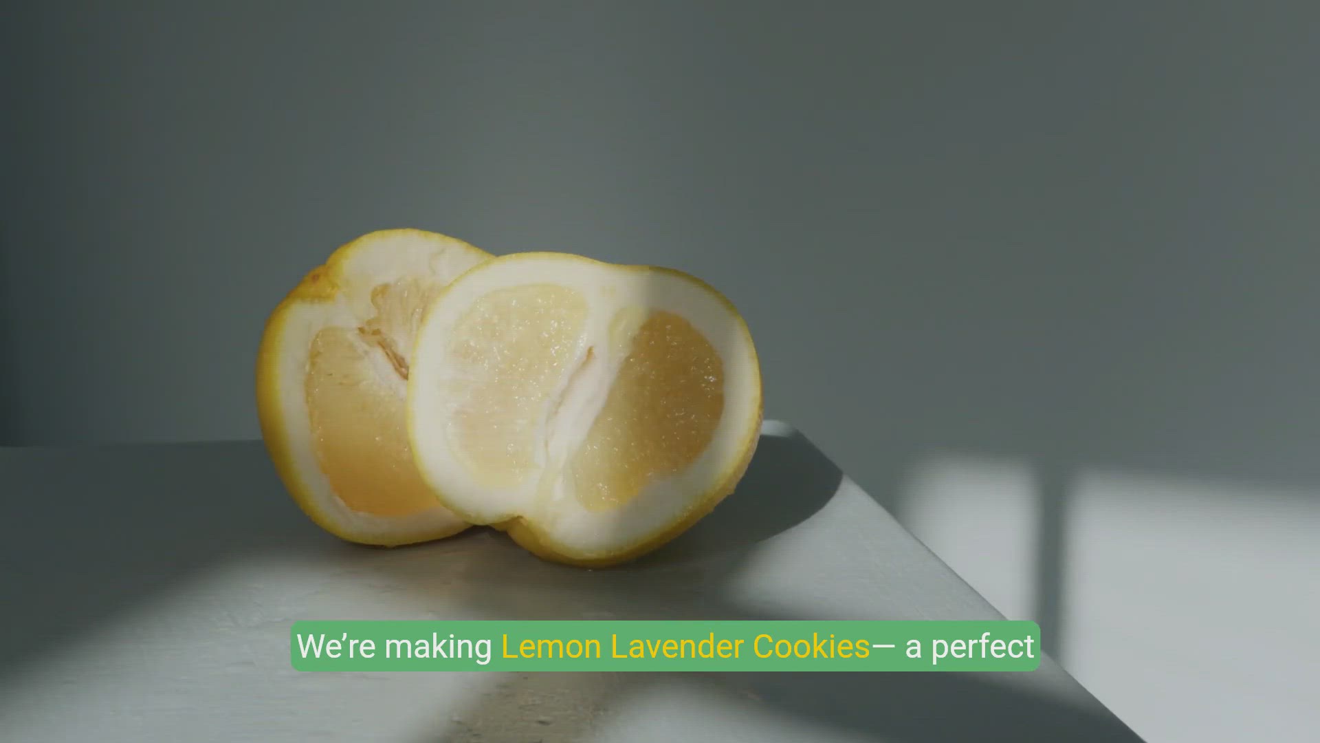 'Video thumbnail for 3-Minute Delicious Spring Lemon Lavender Cookies '