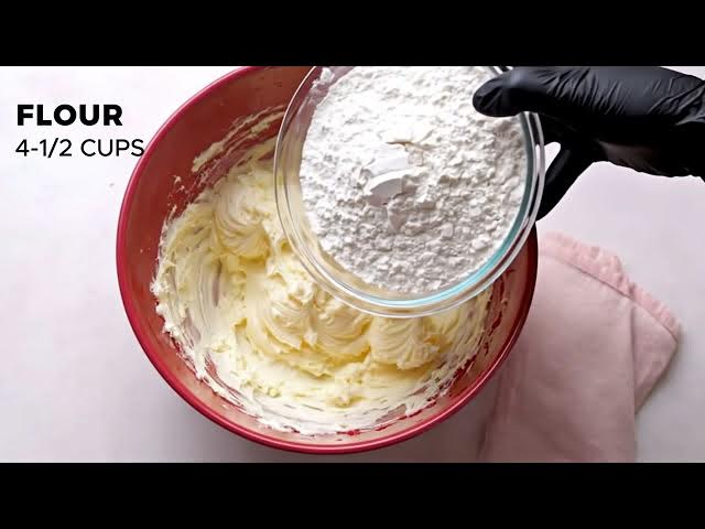 Video thumbnail for Melt-In-Your-Mouth Whipped Shortbread Cookies | Classic Buttery Holiday Favorite