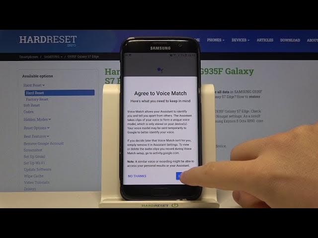 Video thumbnail for How to Activate Hey Google in Samsung Galaxy S7 Edge - Google Assistant