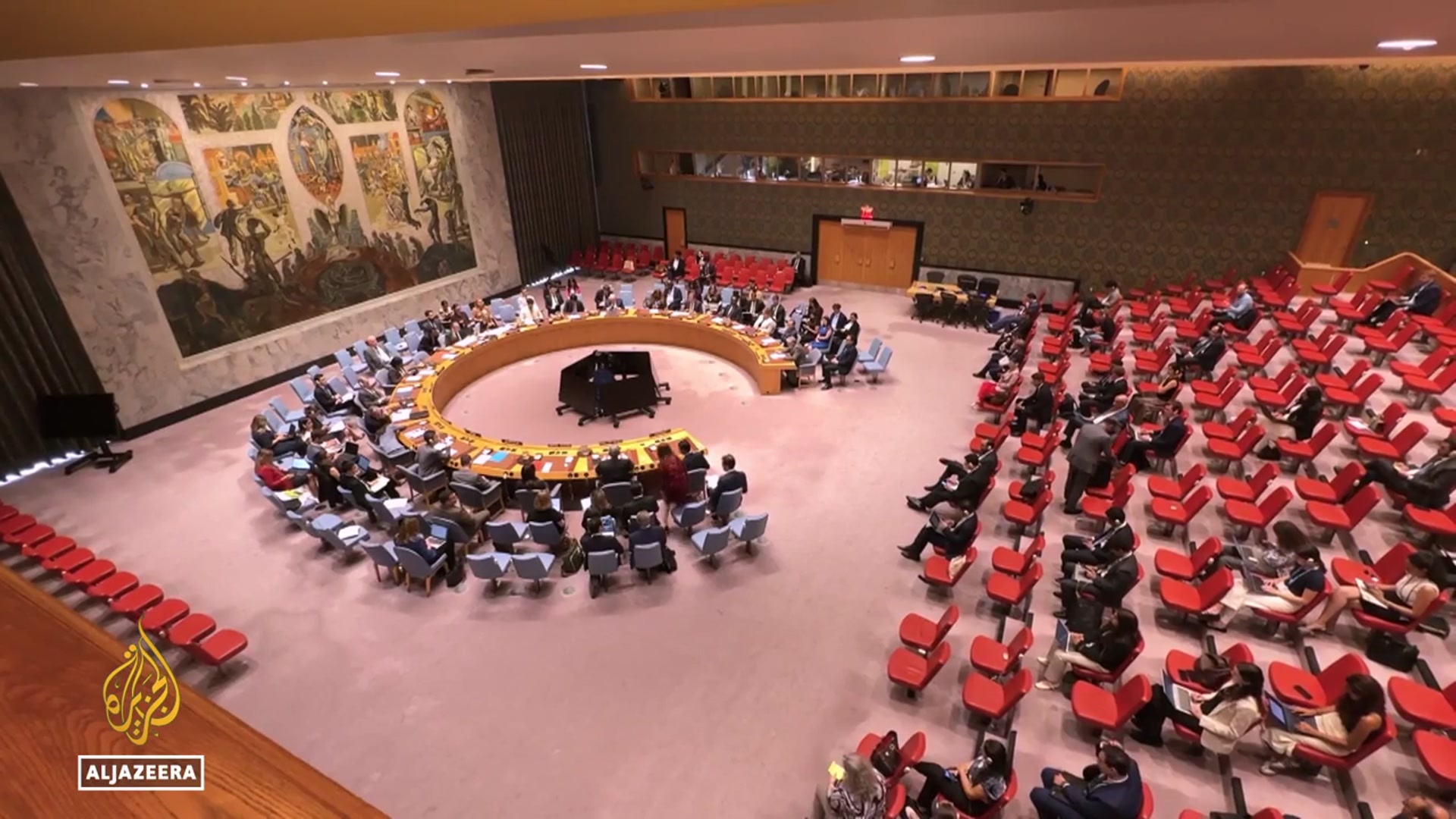 'Video thumbnail for UN security council meeting on Syria: Members asked to support its territorial integrity'