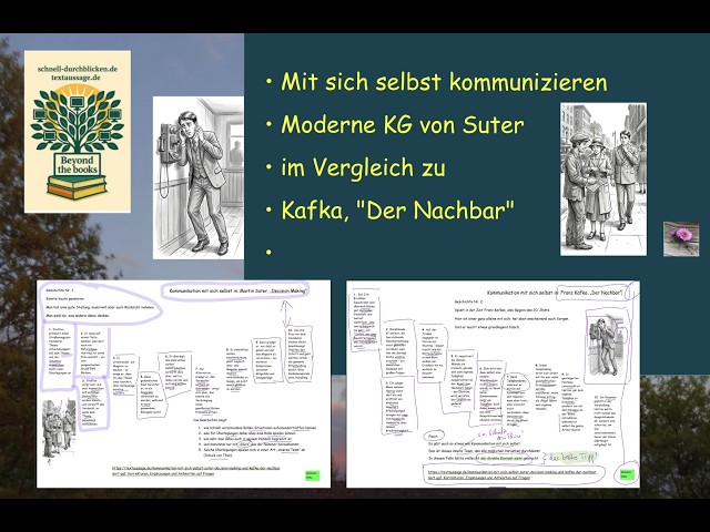 Video thumbnail for Kommunikation mit sich selbst: Zwei Kurzgeschichten  (Suter, Kafka) im Vergleich
