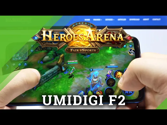 Video thumbnail for Heroes Arena on UMIDIGI F2 – Gaming Quality Test