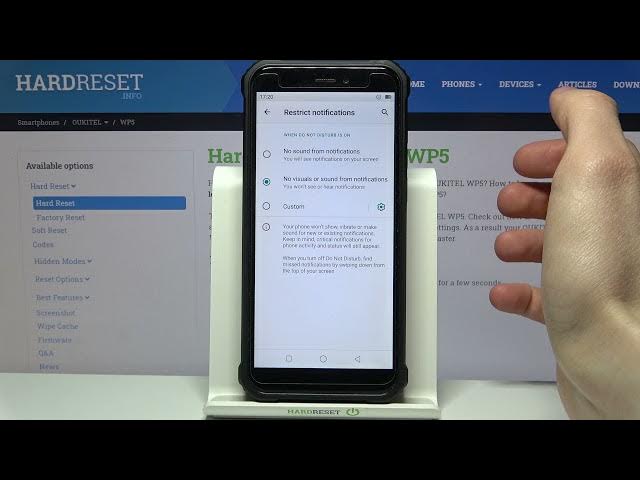 Video thumbnail for How to Enable Do Not Disturb Mode in OUKITEL WP5 – Silent Your Device