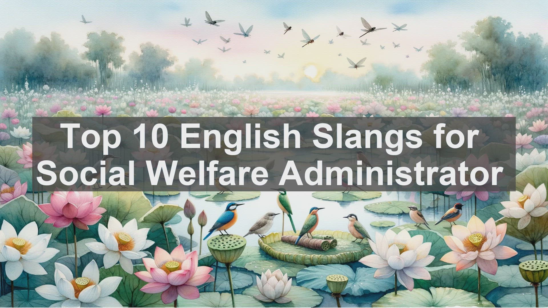 'Video thumbnail for Top 10 English Slangs for Social Welfare Administrator'