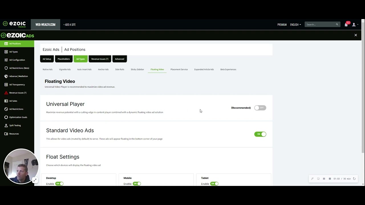 Video thumbnail for Ezoic Universal Video Player|Revenue Boost|Turn on before Black Friday