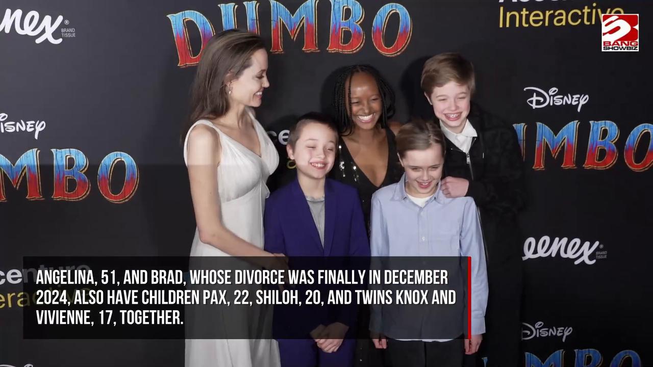 Video thumbnail for Angelina Jolie and Brad Pitt's daughter Zahara has filed to drop Pitt from her surname