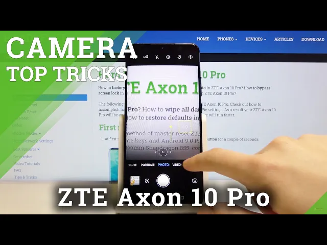 Video thumbnail for Camera Top Tricks ZTE Axon 10 Pro –Camera Settings