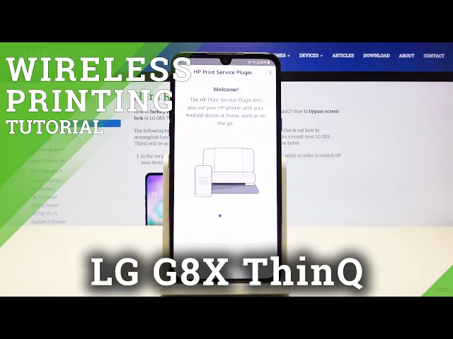 Video thumbnail for How to Enable Wireless Printing on LG G8X ThinQ – Connect Printer with Device
