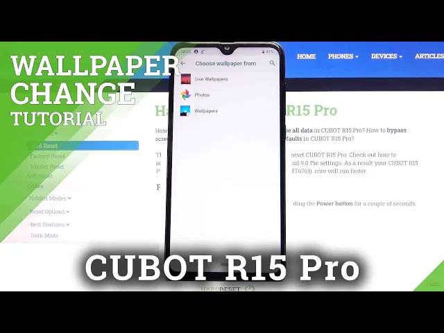 Video thumbnail for How to Change Wallpaper on CUBOT R15 Pro – Refresh Home Screen
