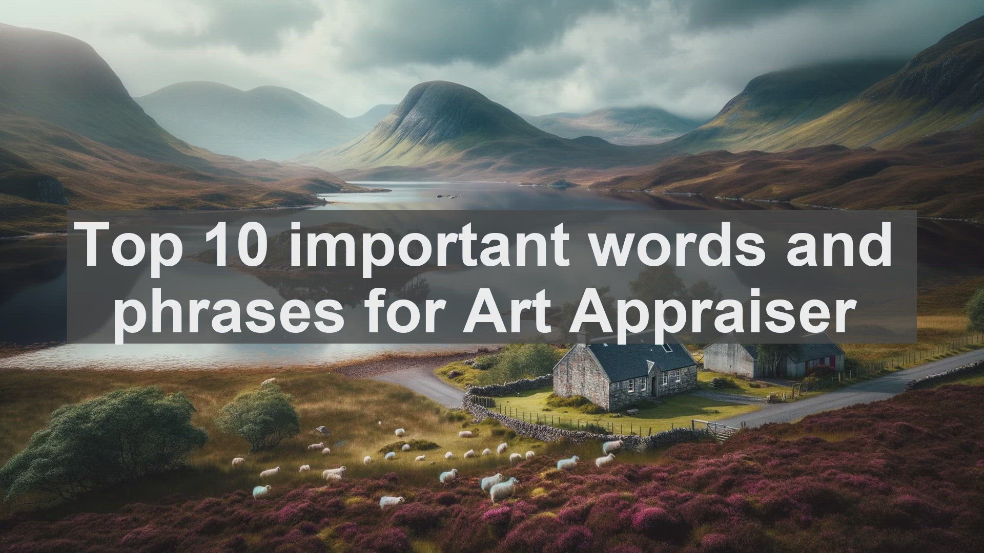 'Video thumbnail for Top 10 important words and phrases for Art Appraiser'