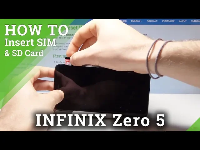 Video thumbnail for How to Insert SIM & SD Card into INFINIX Zero 5 - Where Are Card Slots