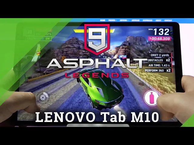 Video thumbnail for Discover The Best Racing Game Test on LENOVO Tab M10 - Asphalt 9 Gameplay