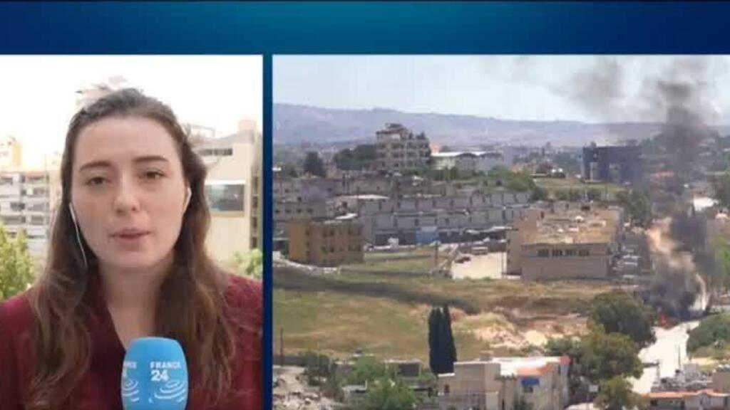 Video thumbnail for Several soldiers killed in Israeli strike on Lebanon