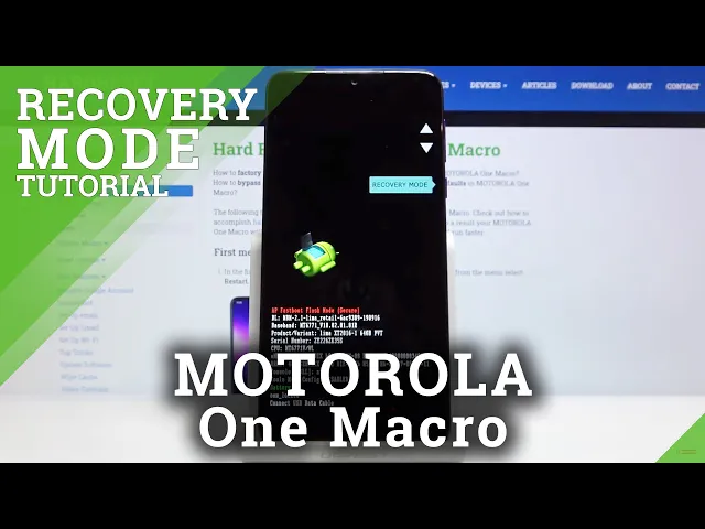 Video thumbnail for How to Open Recovery Mode in MOTOROLA One Macro – Enter Recovery Mode