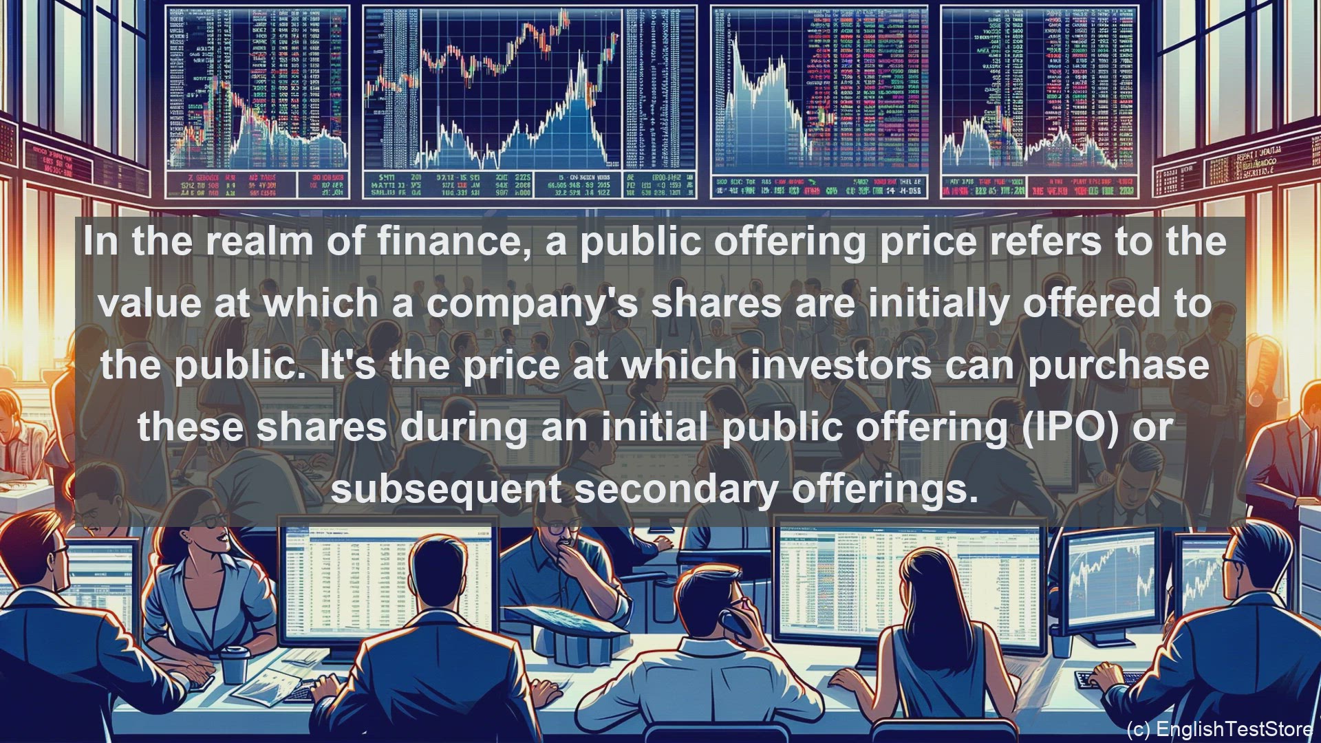 'Video thumbnail for Public offering price in economics and finance'