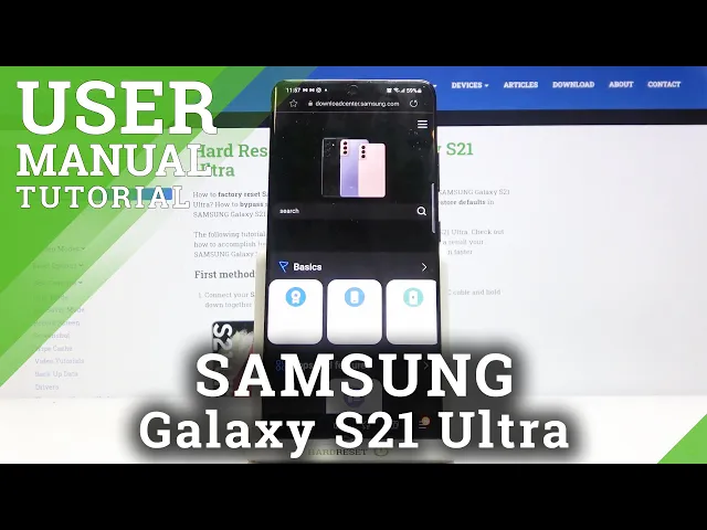 Video thumbnail for User Manual in SAMSUNG Galaxy S21 Ultra – Access User Manual
