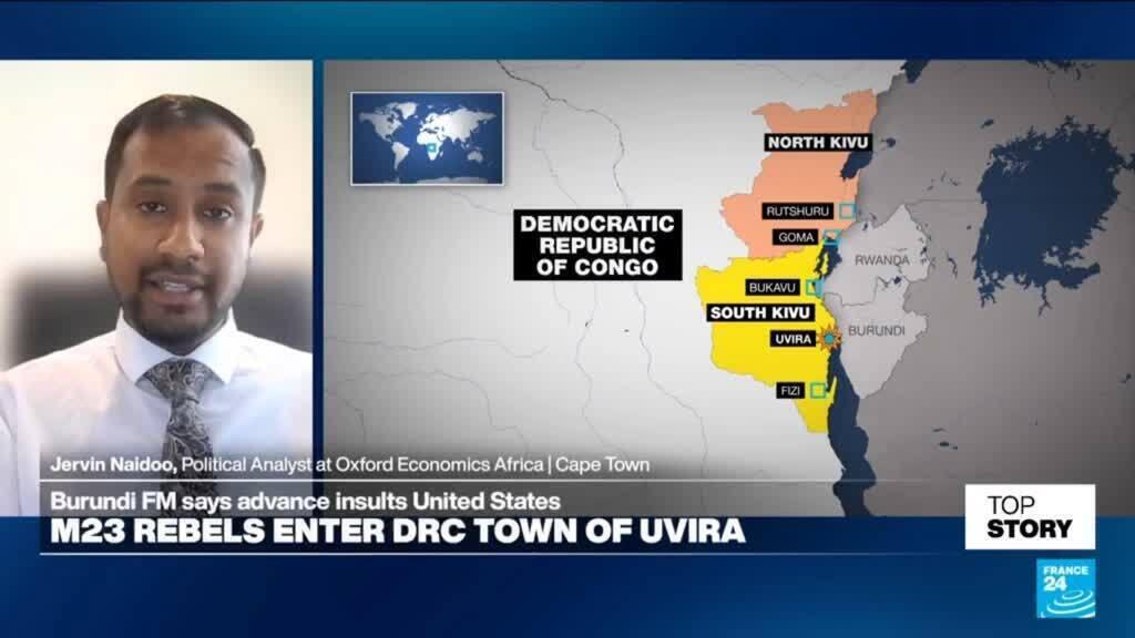 Video thumbnail for UN mission has been 'unable to stabilise' the Congo since the end of the 1994 Rwanda genocide