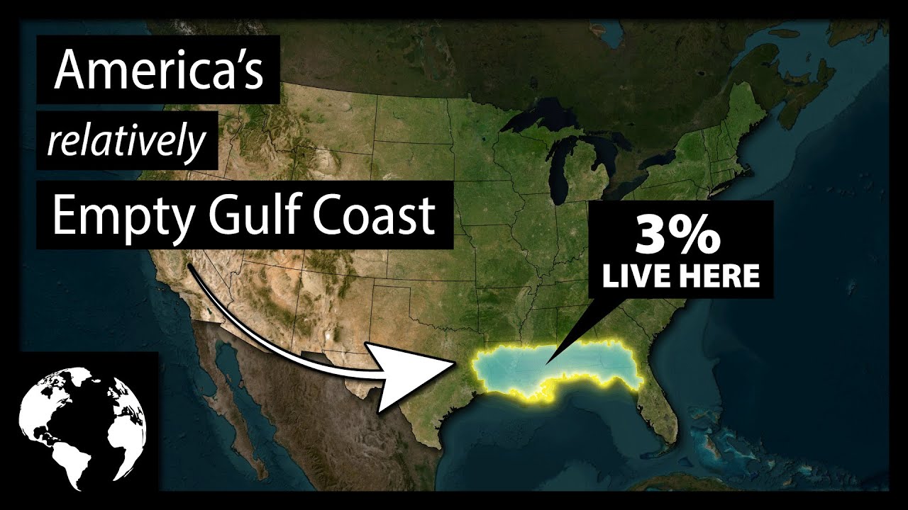 Video thumbnail for Why So Few Americans Live Along The Gulf Coast Of The United States