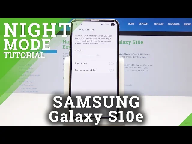 Video thumbnail for How to Enable Blue Light Filter in Samsung Galaxy S10e – Turn On Eye Protection