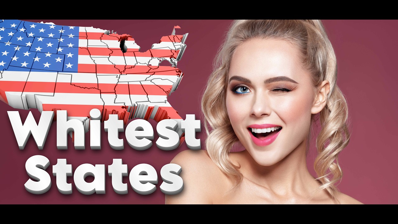 Video thumbnail for 10 Whitest States in the US.