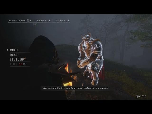 Video thumbnail for Tainted Grail: The Fall of Avalon - Shadow of The Horn: Bonfire: Talk To King Arthur About Galahad