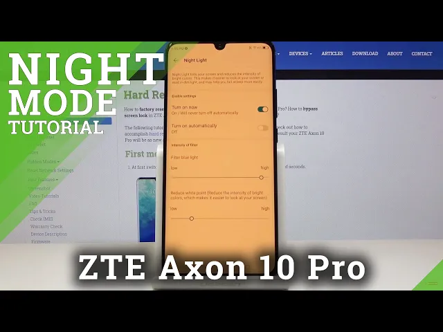 Video thumbnail for How to Enable Night Mode in ZTE Axon 10 Pro – Night Mode Settings