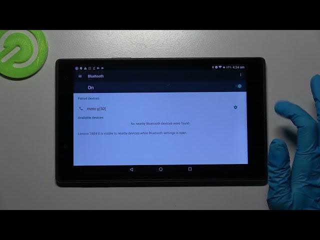Video thumbnail for How to Connect Bluetooth Device on Lenovo TAB 4 8 - Pair New Device