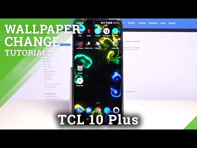 Video thumbnail for How to Apply Live Wallpaper in TCL 10 Plus– Download Magic Fluids Wallpaper