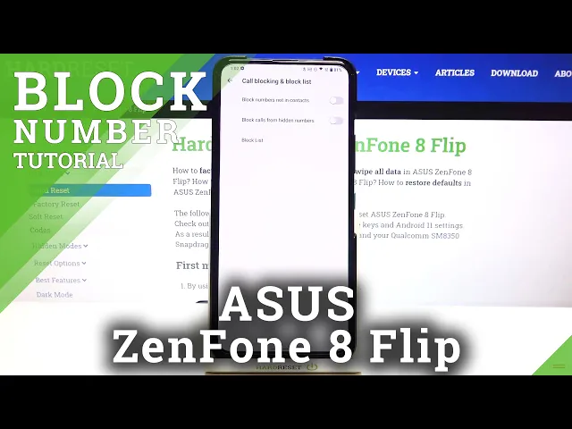 Video thumbnail for How to Block Number in ASUS ZenFone 8 Flip – Create Blocklist