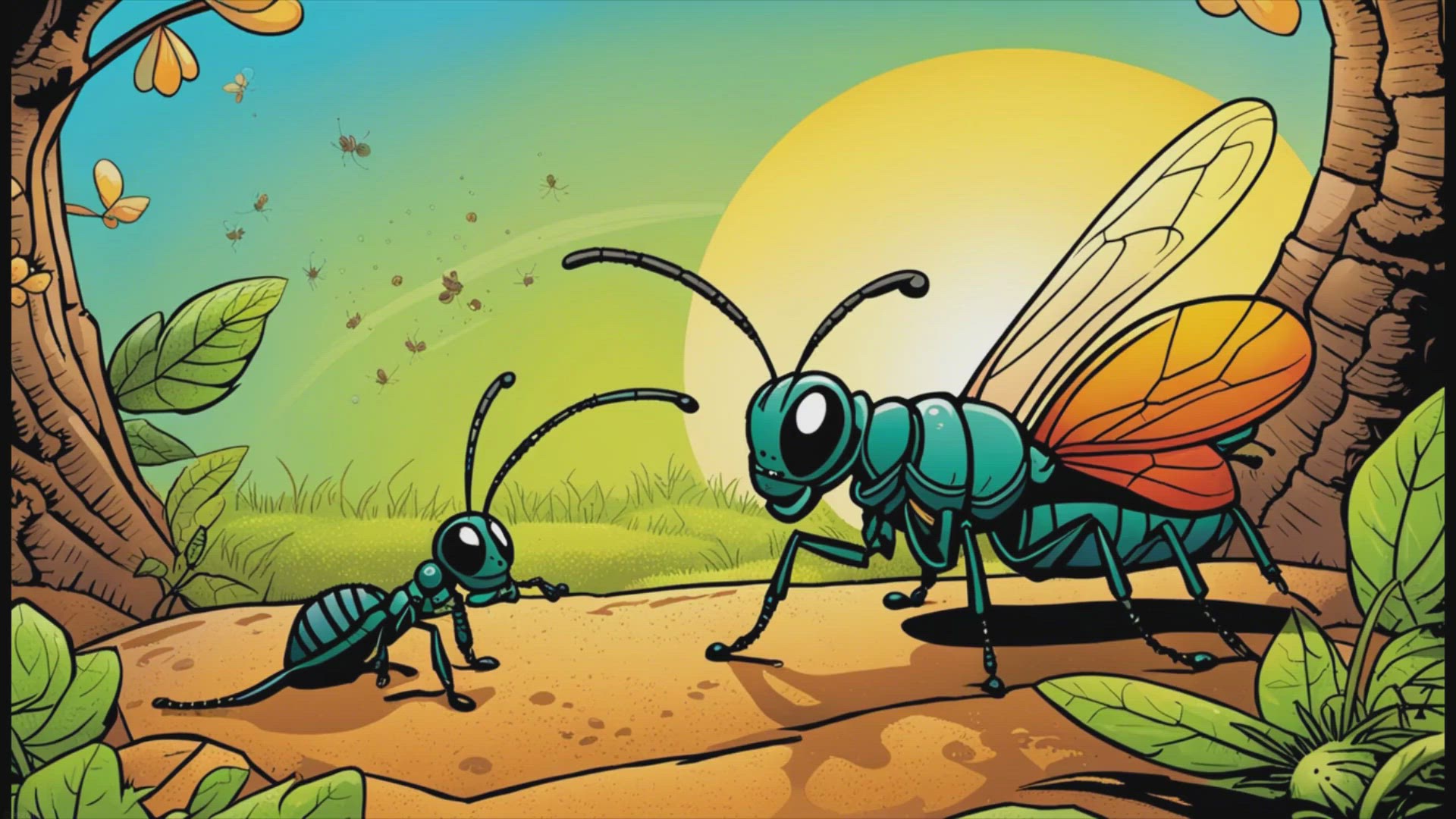 Video thumbnail for "A Cigarra e a Formiga"