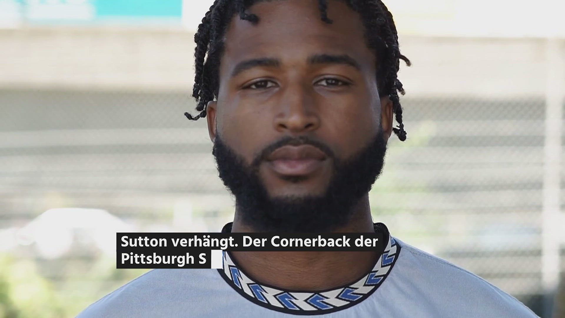 'Video thumbnail for Steelers Cornerback Cameron Sutton für acht Spiele gesperrt'