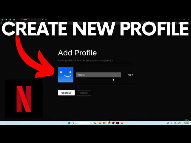 Video thumbnail for How to Create Profiles on Netflix - Set New Profile #netflix