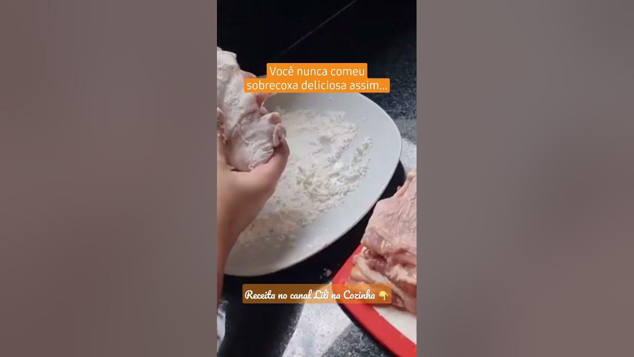 Video thumbnail for um jeito diferente de fazer sobrecoxa de #frango em uma #receitafacil para almoço ou janta 😋🍽