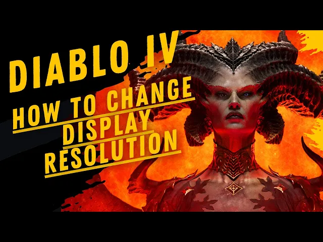 Video thumbnail for How To Change Resolution In Diablo IV