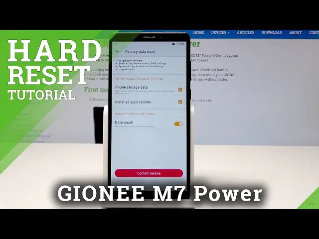 Video thumbnail for Hard Reset GIONEE M7 Power - Wipe Data / Factory Reset