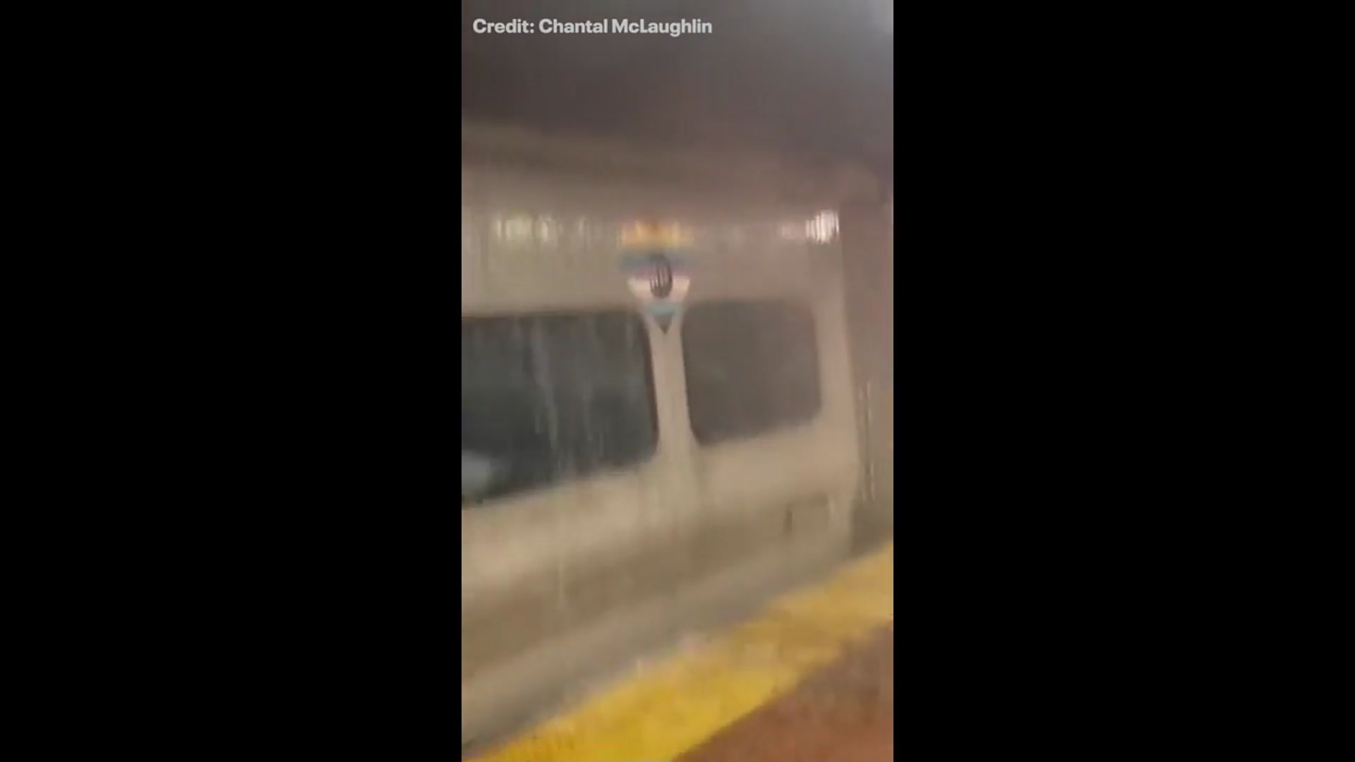 'Video thumbnail for Flooding in Grand Central Terminal on Metro-North Railroad'