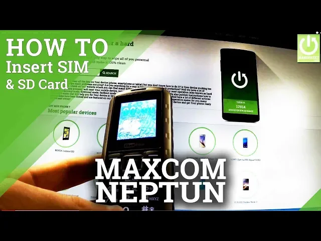 Video thumbnail for Install SIM & SD in MAXCOM MM901 Neptun - How to Insert SIM Card