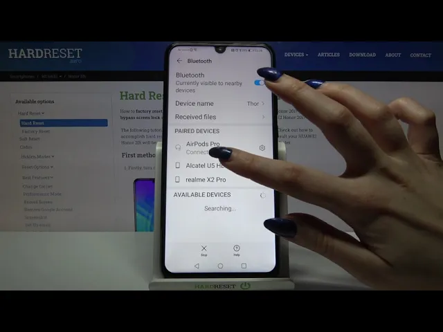Video thumbnail for How to Connect to Bluetooth Device to Honor 20i – Bluetooth Connection