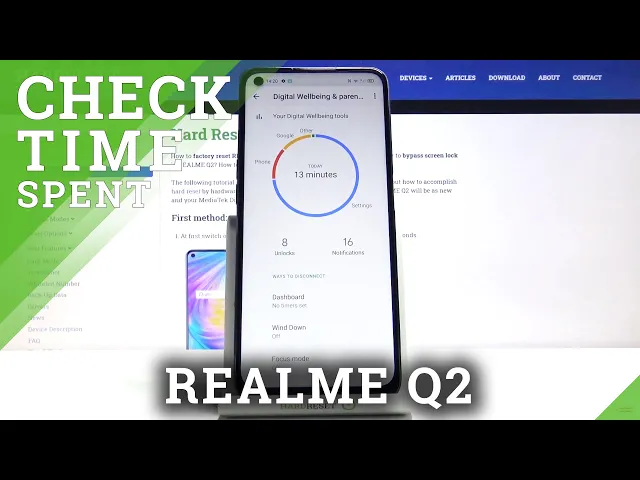 Video thumbnail for How to Check Total Time Spent on REALME Q2 – Check Total Screen Time