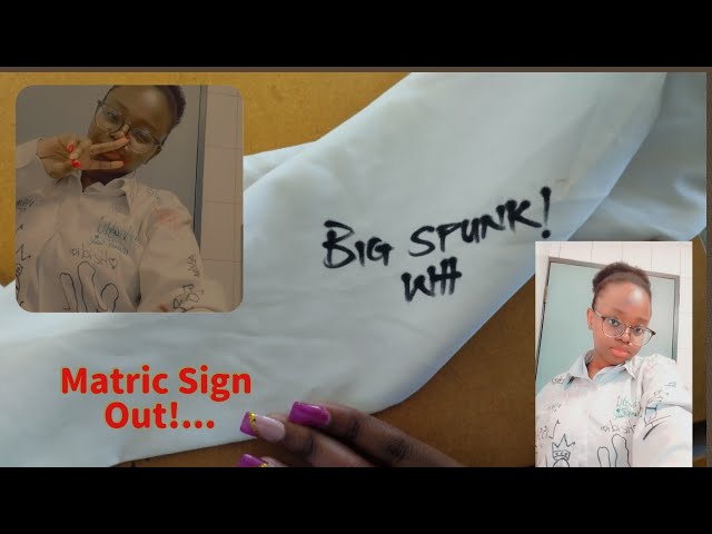 Video thumbnail for Signing out of matric 2023 🥂🍾