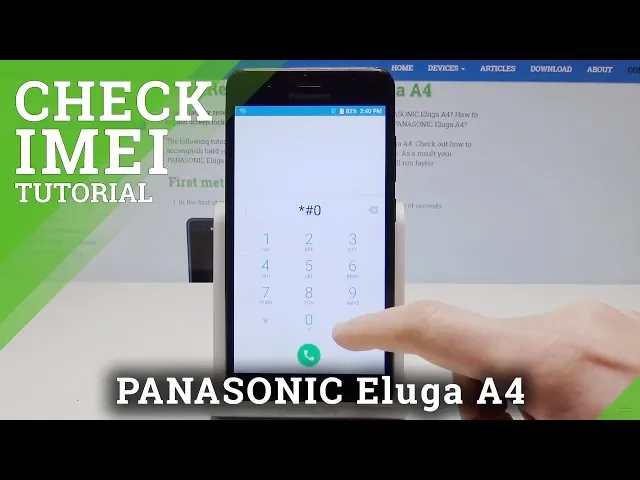 Video thumbnail for How to Check IMEI in PANASONIC Eluga A4 - IMEI & Serial Number Info